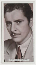 Ronald Colman vintage 1934 Ardath Famous Film Stars Tobacco Card #20 picture