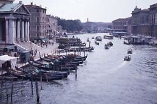 A VIEW OF VENICE ITALY Gondolas VINTAGE Found SLIDE Photo 35mm ORIGINAL 37 T 1 T picture
