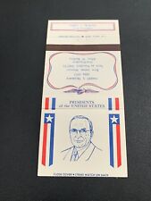Vintage Matchbook “US President Harry Truman” picture