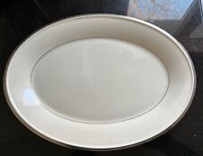 Lenox Solitaire Oval Serving Platter 14” Marked Small picture