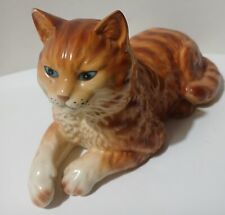 Takahashi Ceramic Cat Ginger Orange Vintage Japan San Francisco 10