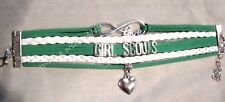 NEW Modern Bracelet LOVE GIRL SCOUTS Infinity Knot Adjust Collector GIFT picture