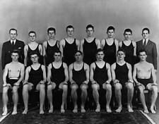The Harvard Swim Team John F Kennedy is third from left standing Old Photo picture
