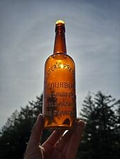 CHOICE Old Western Whiskey☆Antique Slater's Bourbon San Francisco Liquor Bottle picture