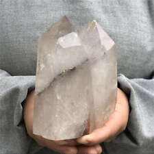 840g Natural Ghost Phantom double point Obelisk quartz crystal wand Gem picture