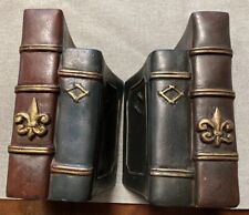 Pair Of Hobby Lobby Vintage looking Bookends-very Cool-Heavy picture