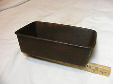 Circa 1880 Single Loaf Bread Pan , Gate mark casting , FAIR condition  Cast Iron picture