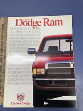 NOS 1996 Dodge Ram Pick Up Truck Dealership Sales Brochure Cummins Turbo Diesel picture