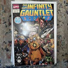 Infinity Gauntlet #1 1991 Key Marvel Comic Book Higher Grade picture