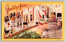 Postcard Greetings from Charleston West Virginia  E 18 picture