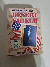Vintage 1991 Operation Desert Shield Desert Storm Trading Cards Sealed  picture