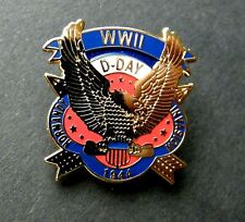WWII WORLD WAR 2 D-DAY NORMANDY INVASION 1944 LAPEL PIN 1 INCH picture