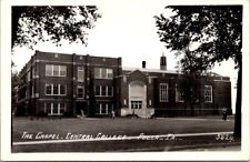 Real Photo Postcard The Chapel at Central College in Pella, Iowa picture