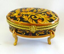 Vintage Circa 1961-1972 Rudolph Kammer Trinket Box Hand Painted Germany picture