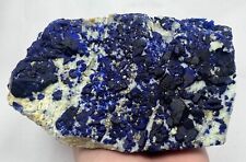 1863 Grams Top Quality Blue Lazurite Crystals Cluster with Pyrite and Calcite picture