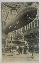 Aviation Postcard Dirigible Astra-Torres Hutchinson Tire Paris air show 1911  picture