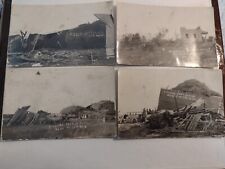 RPPC postcards- lot of 4- Cyclone Sept 21, 1924 Thorp/Owen, Wisconsin picture