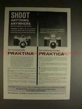 1958 Praktina FX & Praktica FX3 Camera Ad - Anywhere picture