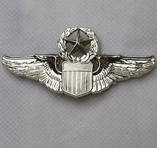 USAF U.S. Air Force Military Command Pilot Metal Wings Badge Pin -US201 picture