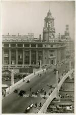 1940s CHINA SHANGHAI THE HEAD POST OFFICE BUILDING PHOTO CARD FROM ALBUM picture