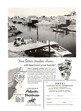 1959 Print Ad Canadian Government Travel Bureau Canada's Atlantic Provinces picture