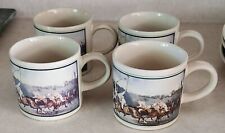 Vintage Ralph Lauren Polo Coffee Mugs Set Of Four 1988  picture