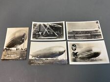 Postcard 1929 RPPC California Los Angele 1929 Airship Graf Zeppelin lot of 5 picture