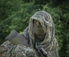Camouflage M-Tac sniper mesh scarf 250*200 multicam Sniper cape mesh picture