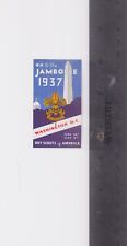 RARE 1937 Boy Scout Jamboree Sticker/Stamp Washington DC 2.5