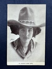 Antique 101 Ranch Cow Girl Photo Postcard picture
