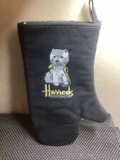 Harrods Knightsbridge Oven Mitt Embroidered Westie Dog picture