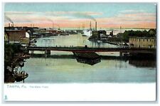 c1910's Bird's Eye View Of Water Front Tampa Florida FL Unposted Tuck Postcard picture