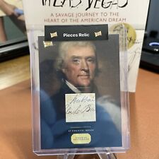 Pieces Of The Past 2023 Canvas Thomas Jefferson Written Relic 🔥🇺🇸🦅 picture