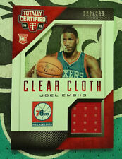2014 15 Totally Certified - Joel Embiid - Clear Cloth Jersey Red - #/299 - RC -  picture