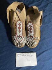 Antique Native American Moccasins/ Mohawk, New York/ late 1800's-1910 picture