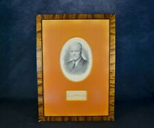 Dwight D. Eisenhower autograph framed - Midcentury frame 11 1/4 x 15 1/2 picture