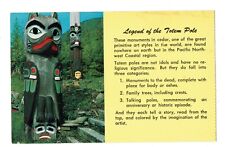 Postcard Vin(1)Legend of the Totem Pole C-SE-13 UP (946) picture