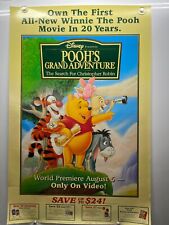 Pooh's Grand Adventure World Premiere on Video Movie Poster 27 x 40 picture