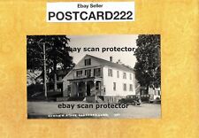 CT Eastford 1940s era vintage RPPC postcard BOWENS STORE & AUTOMOBILES CONN picture