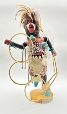Large Native American Navajo Kachina Doll Hoop Dancer Signed 15 3/4