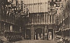 Vintage Postcard  CHURCH  TUCK'S  WESTMINSTER ABBY, HENRY VII CHAPEL  UNPOSTED picture