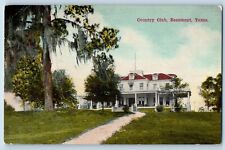 Beaumont Texas Postcard Country Club Building Exterior View 1910 Antique Vintage picture