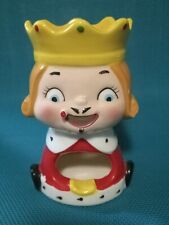 Vintage 1961 Napco Adorable King Ashtray  VHTF could Use ss Head VASE picture