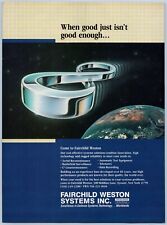 1985 Fairchild Weston Systems Aviation Ad Military Tech Surveillance Recon picture