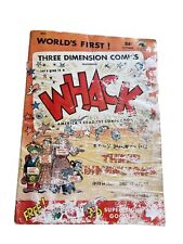 THREE DIMENSION COMICS [1953 FN-] WHACK #1   NO GLASSES    ST. JOHN PUBLISHING picture
