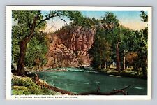 Estes Park CO-Colorado, St. Vrain Canyon, Lyons Road, Antique Vintage Postcard picture