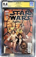 Star Wars #1 Bob McLeod 1:25 Variant Cover Signed CGC X JSA 9.4 Autograph Auth. picture