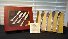 Lenox Holiday Set Of Four Boxed Stainless Steel 5-3/4