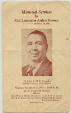 1957 Memorial Services-First Lieutenant-Arthur Newton-Kansas City Missouri  picture