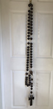 NEW Huge Carved Wood Rosary 5.5 Ft. Long for the Wall picture